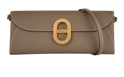 Hermes Maillon To Go Wallet, Epsom, Etoupe, B (2023), S, 3*